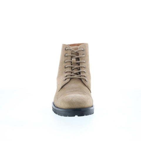 Dingo Hutch Casual Boots DI-204 Mens Gray Suede Lace Up Casual Dress Boots