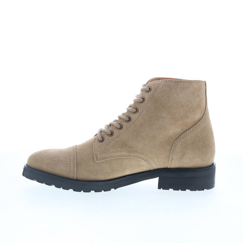Dingo Hutch Casual Boots DI-204 Mens Gray Suede Lace Up Casual Dress Boots