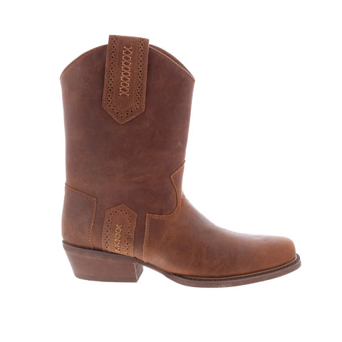 Dingo Cassidy Leather Cowboy Boot DI-213 Mens Brown Leather Western Boots
