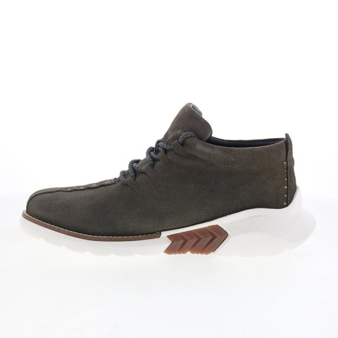 Dingo Ankle Half Pipe DI-306 Mens Gray Suede Lace Up Ankle Boots
