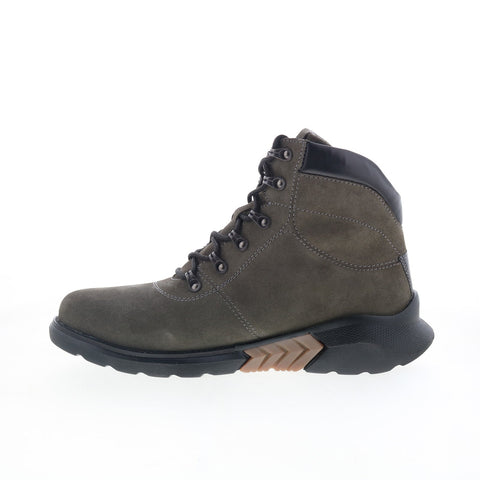 Dingo Traffic Zone Lace-Up DI-308 Mens Gray Suede Casual Dress Boots