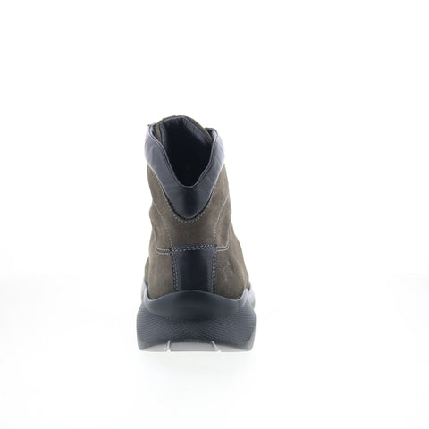 Dingo Traffic Zone Lace-Up DI-308 Mens Gray Suede Casual Dress Boots