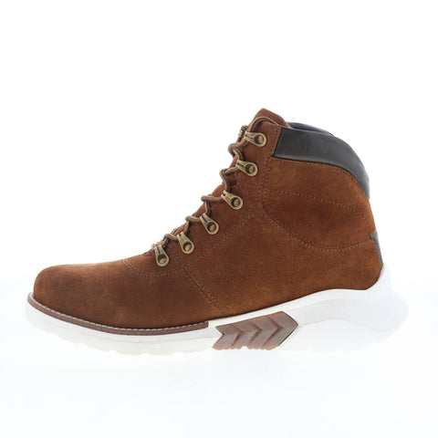 Dingo Traffic Zone Lace-Up DI-308 Mens Brown Suede Casual Dress Boots