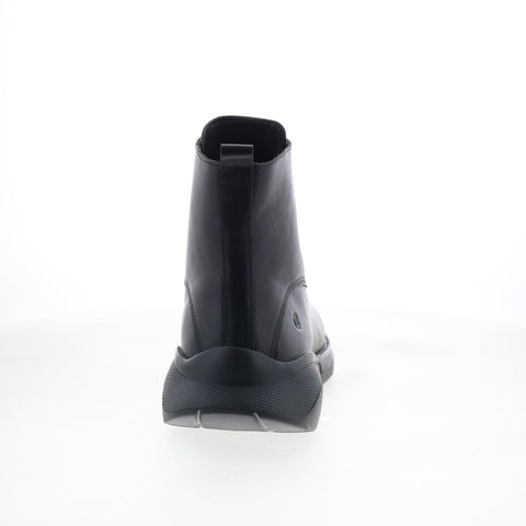 Dingo Blacktop DI-311 Mens Black Leather Lace Up Casual Dress Boots