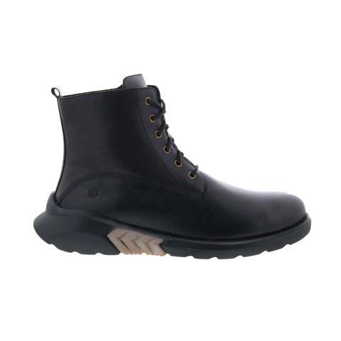 Dingo Blacktop DI-311 Mens Black Leather Lace Up Casual Dress Boots