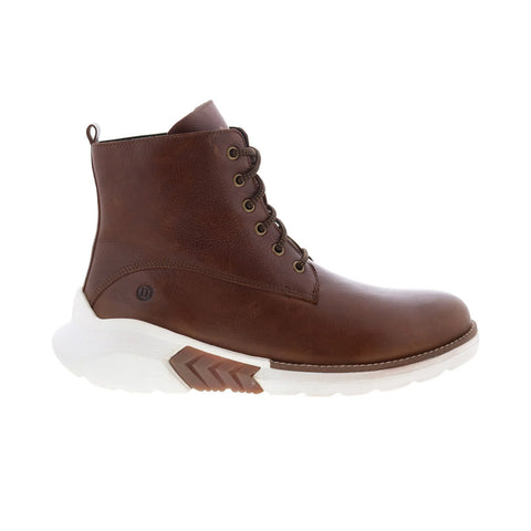 Dingo Blacktop DI-311 Mens Brown Leather Lace Up Casual Dress Boots