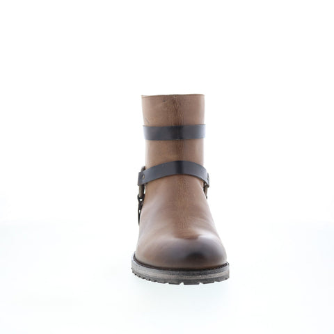 Dingo American Spirit DI-321 Mens Brown Leather Zipper Casual Dress Boots