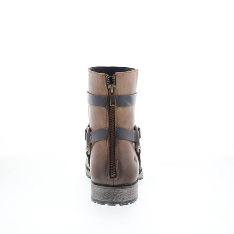 Dingo American Spirit DI-321 Mens Brown Leather Zipper Casual Dress Boots