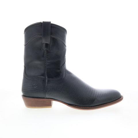 Dingo Jackson DI-328 Mens Black Leather Zipper Western Boots