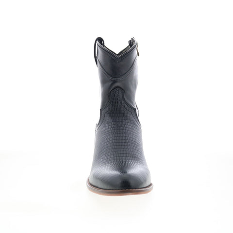 Dingo Jackson DI-328 Mens Black Leather Zipper Western Boots