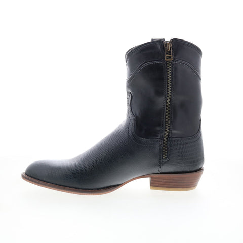 Dingo Jackson DI-328 Mens Black Leather Zipper Western Boots
