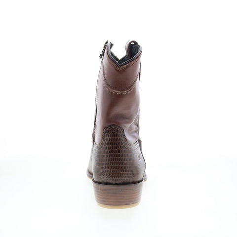 Dingo Jackson DI-328 Mens Brown Leather Zipper Western Boots