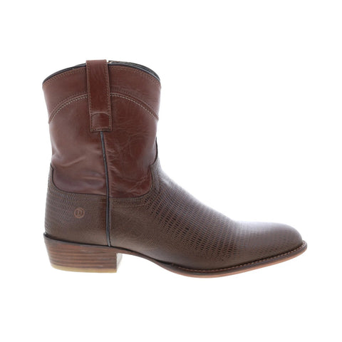 Dingo Jackson DI-328 Mens Brown Leather Zipper Western Boots
