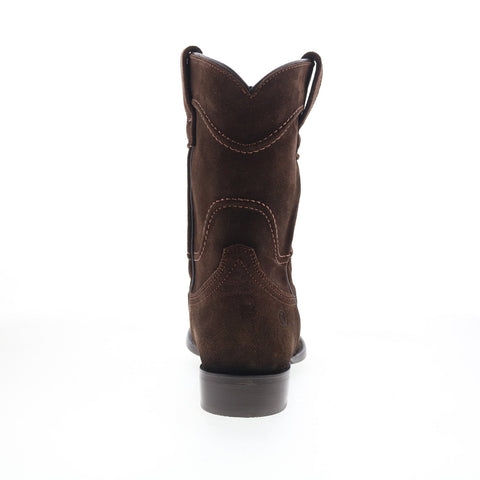 Dingo Stampede DI-806 Mens Brown Leather Slip On Western Boots