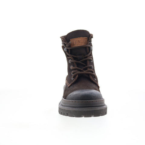 Dingo High Country DI-842 Mens Brown Leather Lace Up Casual Dress Boots