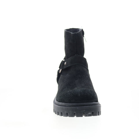 Dingo Road Trip DI-845 Mens Black Suede Zipper Casual Dress Boots