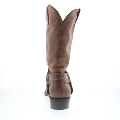 Dingo Dean Harness Square Toe DI-850 Mens Brown Leather Western Boots