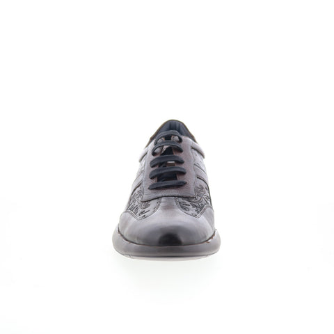 Robert Graham DI13001-1 Mens Brown Leather Lifestyle Sneakers Shoes