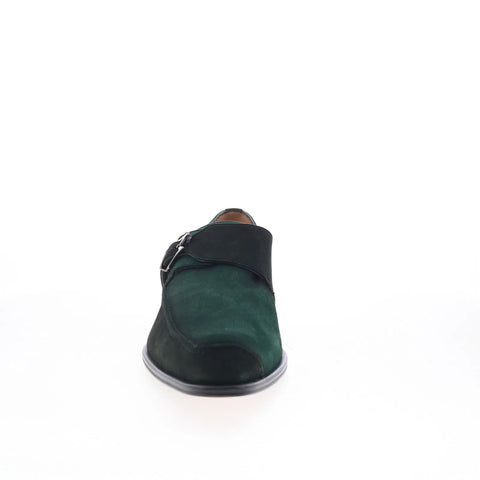 Mezlan Diesel 21745 Mens Green Suede Loafers & Slip Ons Casual Shoes
