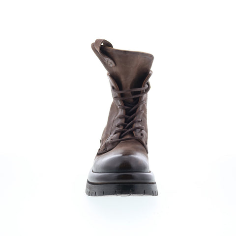 A.S. 98 Dillie Womens Brown Leather Lace Up Casual Dress Boots