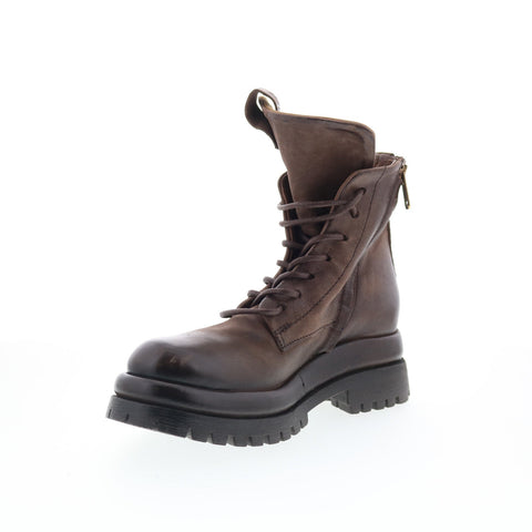 A.S. 98 Dillie Womens Brown Leather Lace Up Casual Dress Boots