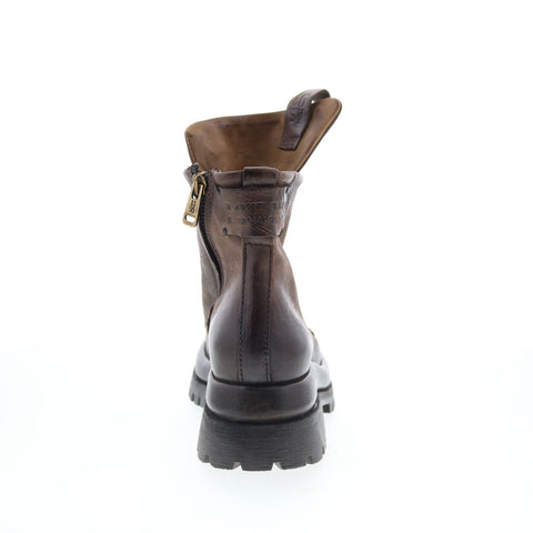 A.S. 98 Dillie Womens Brown Leather Lace Up Casual Dress Boots