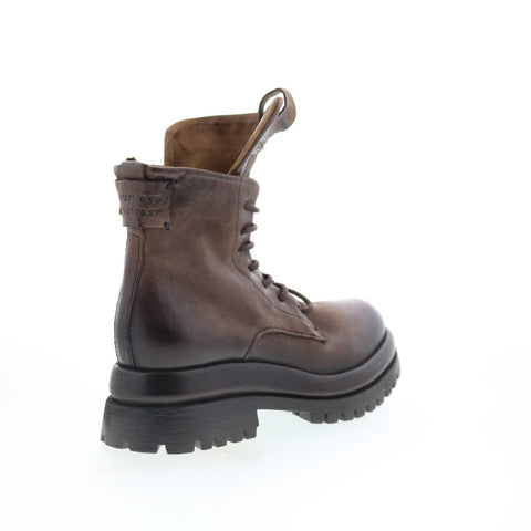 A.S. 98 Dillie Womens Brown Leather Lace Up Casual Dress Boots