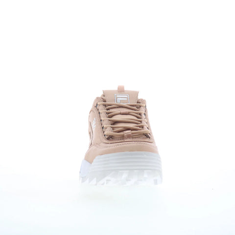 Fila Disruptor II Premium Metallic Womens Gold Lifestyle Sneakers Shoes