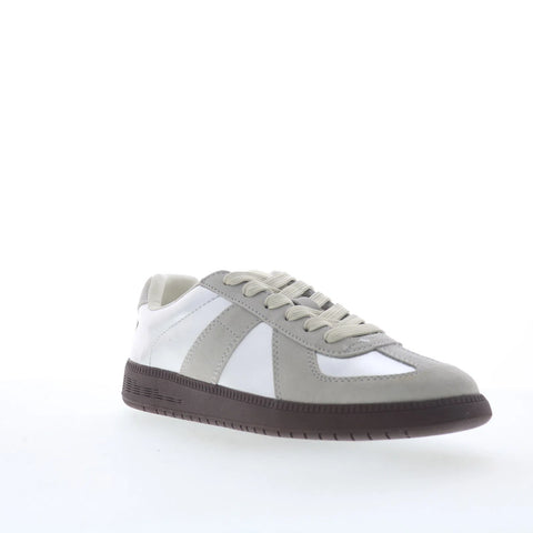 Steve Madden Dixon DIXO02M1 Mens Silver Leather Lifestyle Sneakers Shoes
