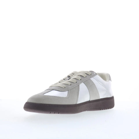 Steve Madden Dixon DIXO02M1 Mens Silver Leather Lifestyle Sneakers Shoes
