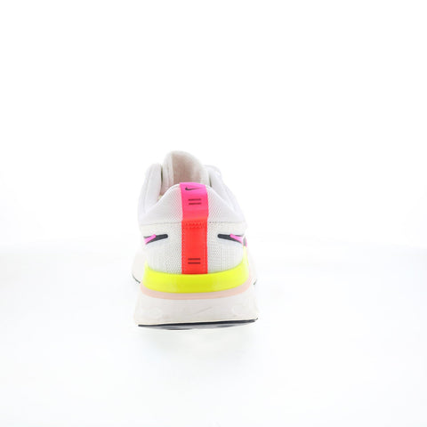 Nike React Infinity Run Flyknit 2 Mens White Canvas Athletic Running Shoes