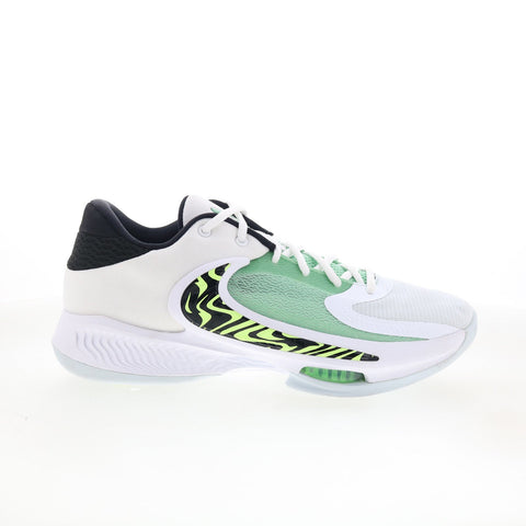Nike Zoom Freak 4 DJ6149-100 Mens Green Mesh Athletic Basketball Shoes