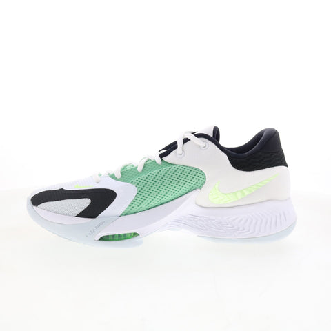 Nike Zoom Freak 4 DJ6149-100 Mens Green Mesh Athletic Basketball Shoes