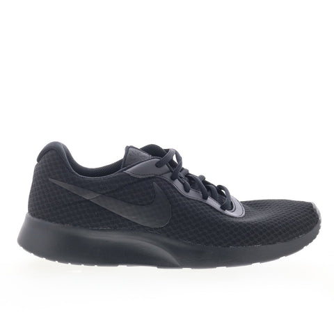 Nike Tanjun DJ6257-002 Womens Black Mesh Athletic Running Shoes