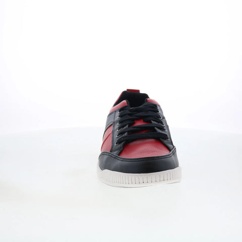 Dexter Dave DM0000592 Mens Red Leather Lace Up Athletic Bowling Shoes
