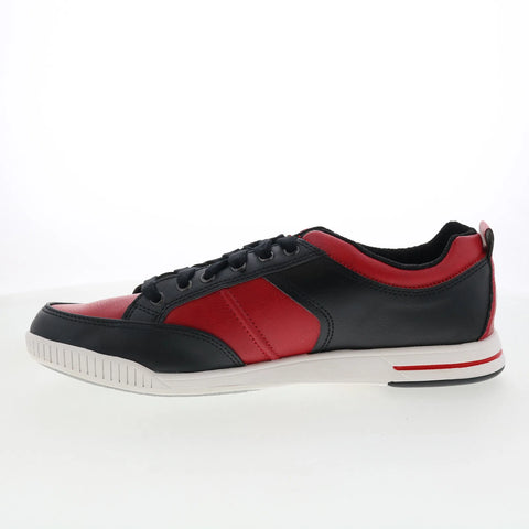 Dexter Dave DM0000592 Mens Red Leather Lace Up Athletic Bowling Shoes
