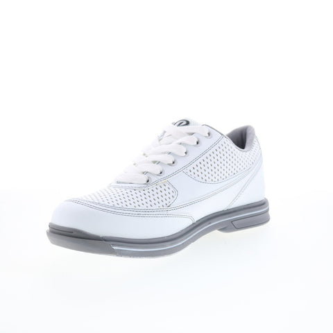 Dexter Turbo Pro DM0001304 Mens White Wide Synthetic Athletic Bowling Shoes