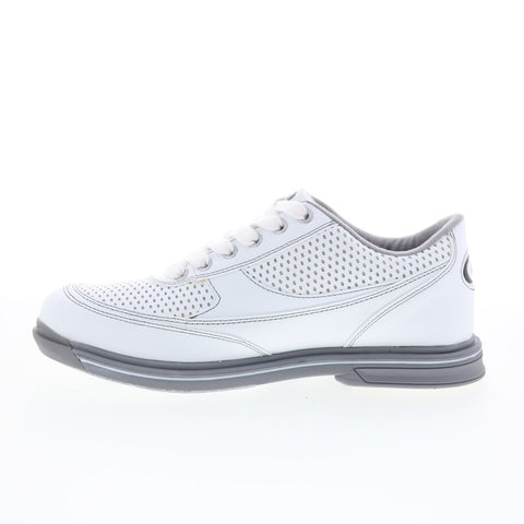 Dexter Turbo Pro DM0001304 Mens White Wide Synthetic Athletic Bowling Shoes