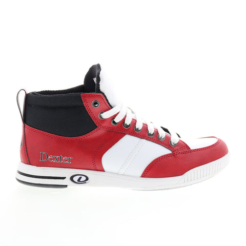 Dexter Dave Hi-Top DM0001894 Mens Red Synthetic Lace Up Athletic Bowling Shoes