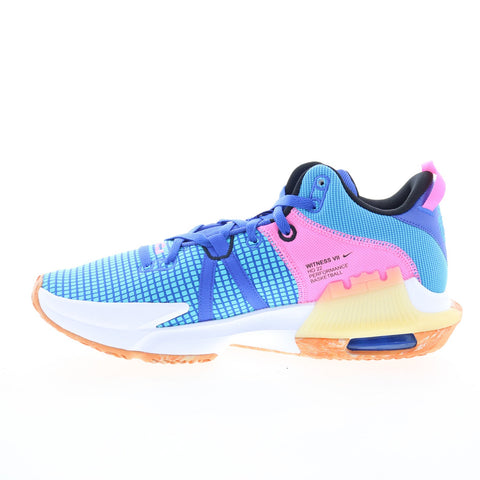 Nike Lebron Witness VII DM1123-400 Mens Blue Athletic Basketball Shoes