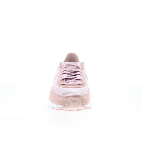 Nike Waffle One DM7604-600 Womens Pink Canvas Lifestyle Sneakers Shoes