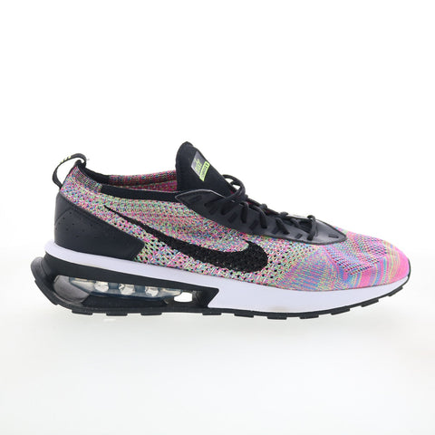 Nike Air Max Flyknit Racer Womens Pink Skate Inspired Sneakers Shoes