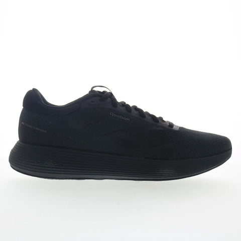 Reebok DMX Comfort + 2.0 Mens Black Mesh Lace Up Lifestyle Sneakers Shoes