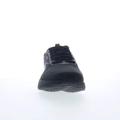 Reebok DMX Comfort + 2.0 Mens Black Mesh Lace Up Lifestyle Sneakers Shoes