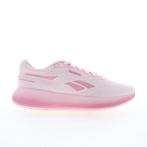 Reebok DMX Comfort + 2.0 Womens Pink Mesh Lace Up Lifestyle Sneakers Shoes