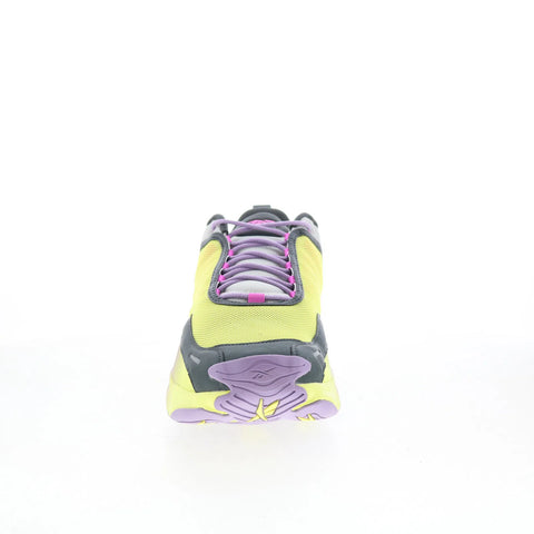 Reebok DMX Series 3000 Mens Yellow Mesh Lace Up Lifestyle Sneakers Shoes