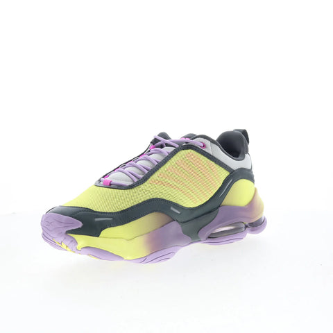 Reebok DMX Series 3000 Mens Yellow Mesh Lace Up Lifestyle Sneakers Shoes
