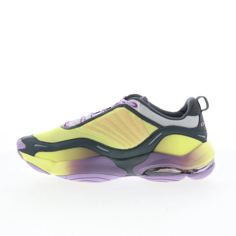 Reebok DMX Series 3000 Mens Yellow Mesh Lace Up Lifestyle Sneakers Shoes