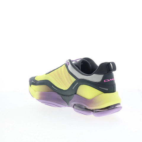 Reebok DMX Series 3000 Mens Yellow Mesh Lace Up Lifestyle Sneakers Shoes