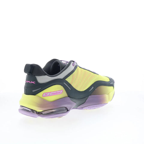 Reebok DMX Series 3000 Mens Yellow Mesh Lace Up Lifestyle Sneakers Shoes